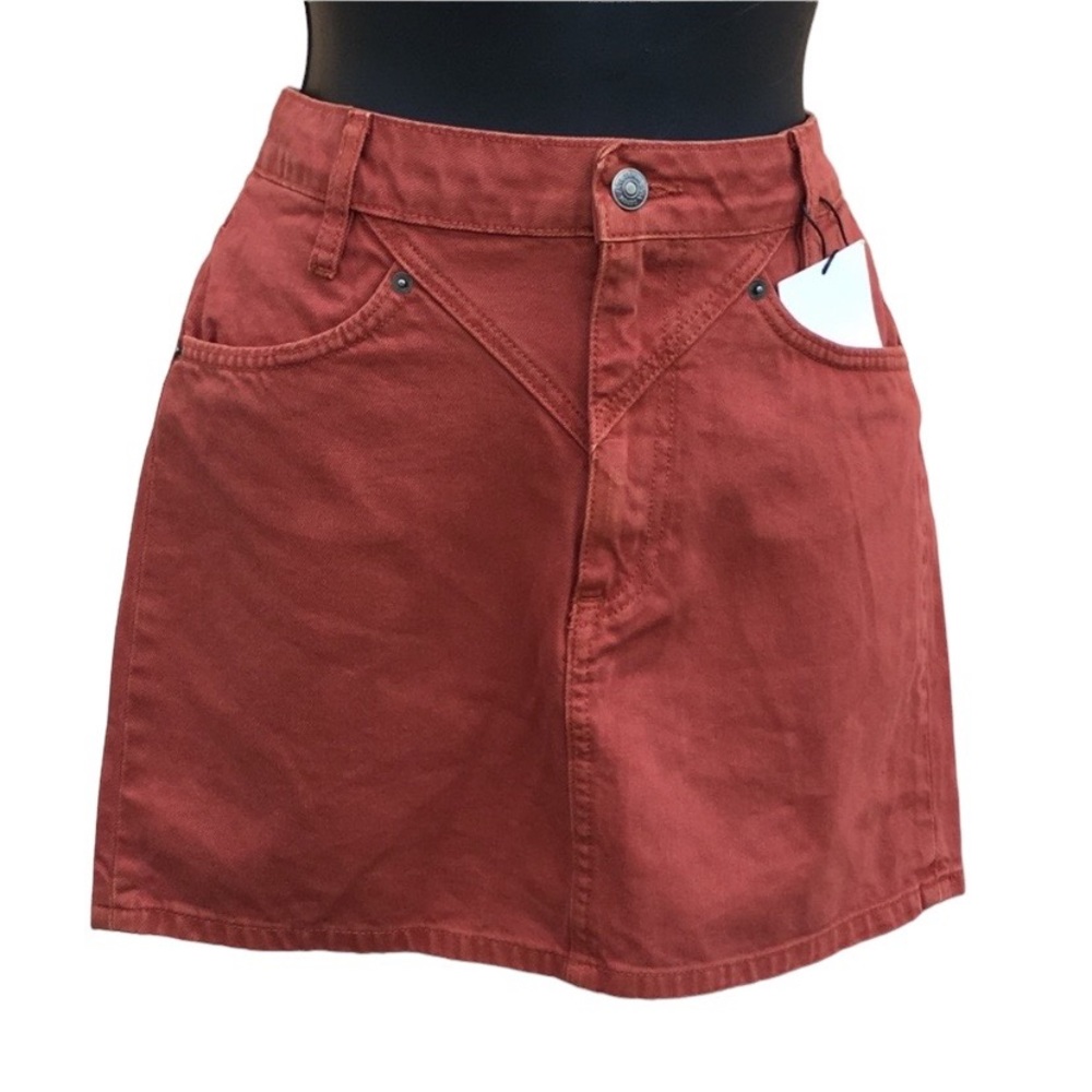 NWT Zara Rust Mini Skirt A9
